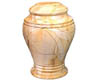 Teak Bell Jar Urn Keepsake