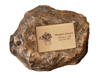Granite Single Memorial Garden Rock Urn