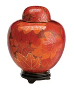 Fall Leaf Cloisonne