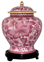 Pink Floral Cloisonne