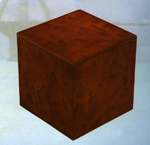 Burlwood Cube Urn