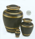 Onyx Brass Urn