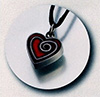 Enameled Pewter Red Heart