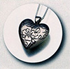 Floral Heart Silver