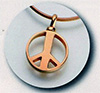 Peace Sign Gold