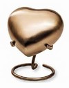 Brushed Bronze Heart