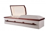 Silver Tapestry Dome Top Cloth Covered