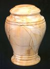 Teak Marble Bell Jar